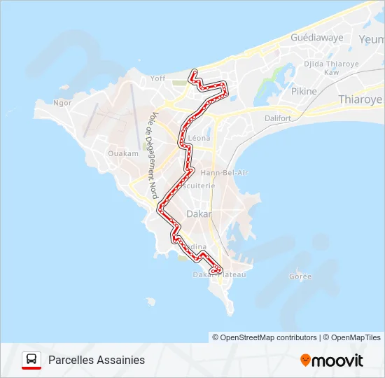 39 Bus Line Map