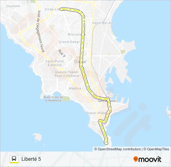 13 Bus Line Map