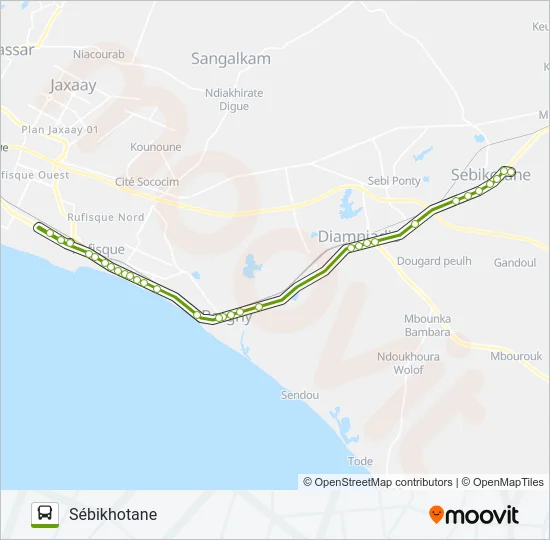 315 Bus Line Map