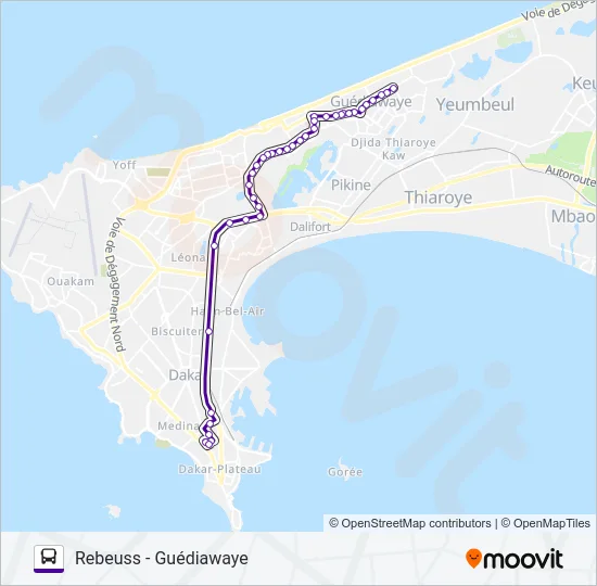 28 Bus Line Map