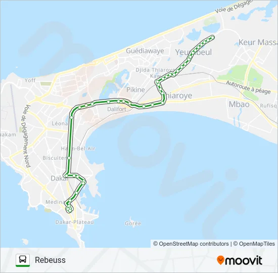 50 Bus Line Map