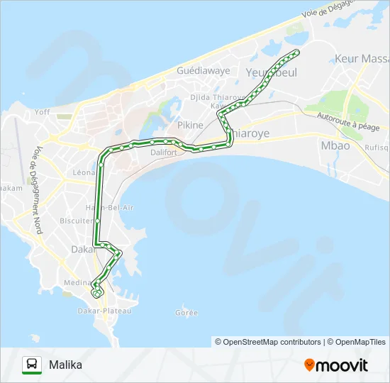 50 Bus Line Map