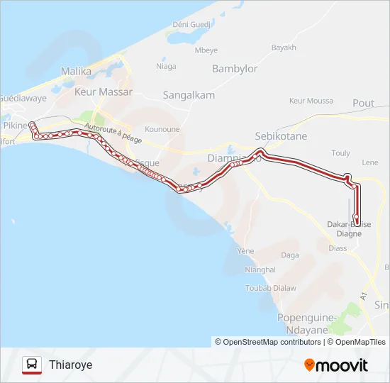 402 Bus Line Map