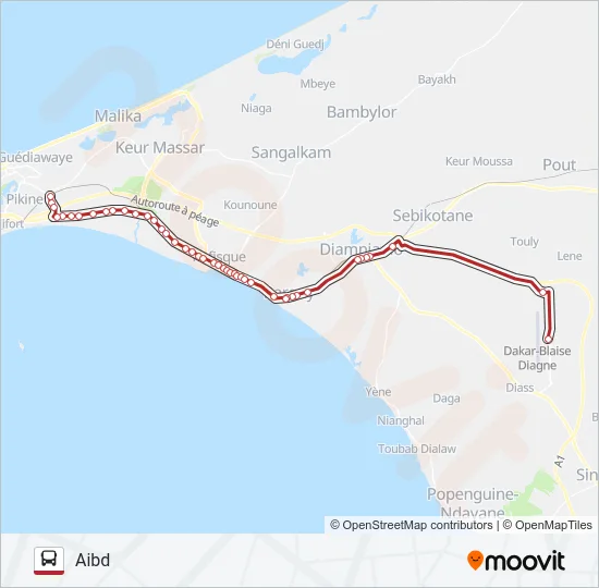 402 Bus Line Map