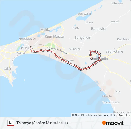 402 Bus Line Map