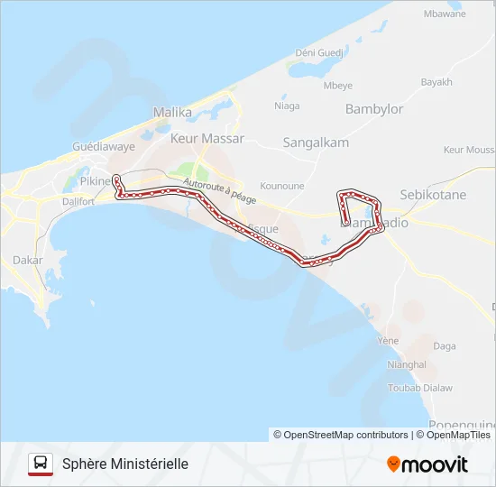 402 Bus Line Map