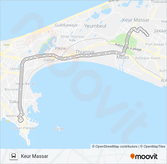 56 Bus Line Map