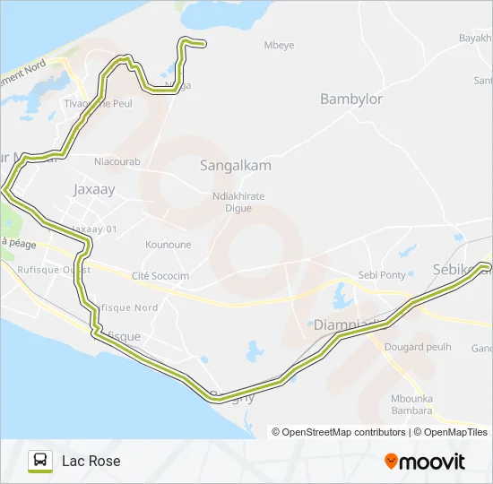 53 Bus Line Map