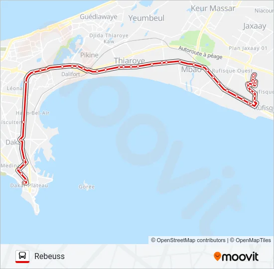 48 Bus Line Map