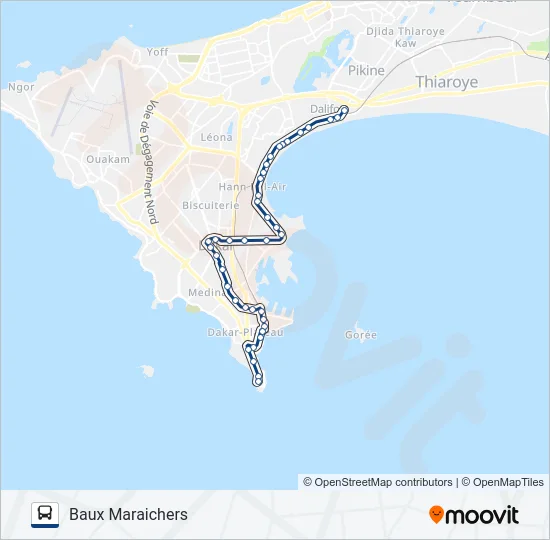 233 Bus Line Map