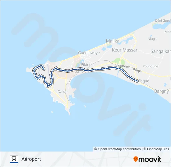 218 Bus Line Map