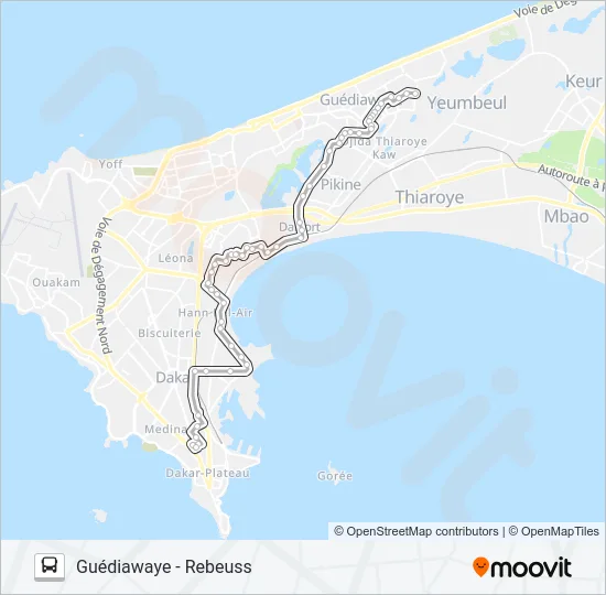 37 Bus Line Map