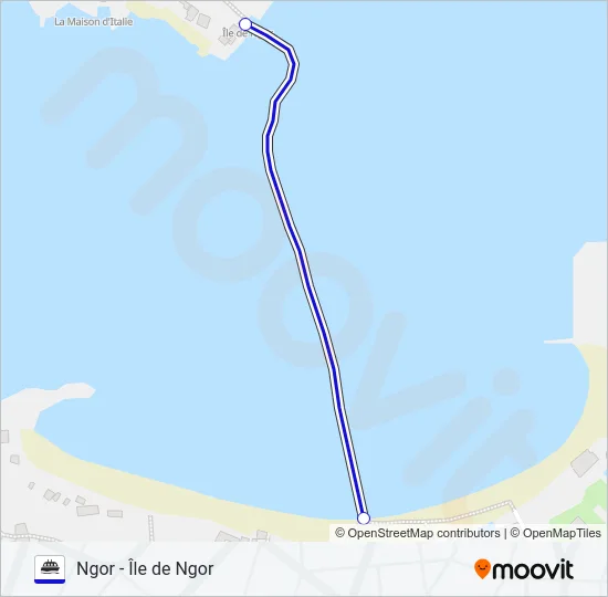F3 Ferry Line Map