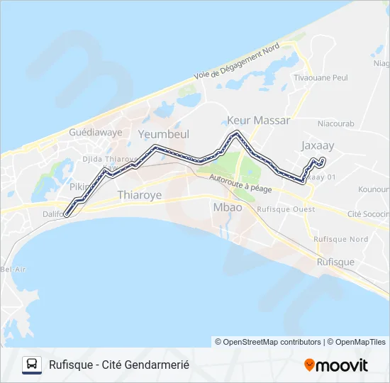 51 Bus Line Map