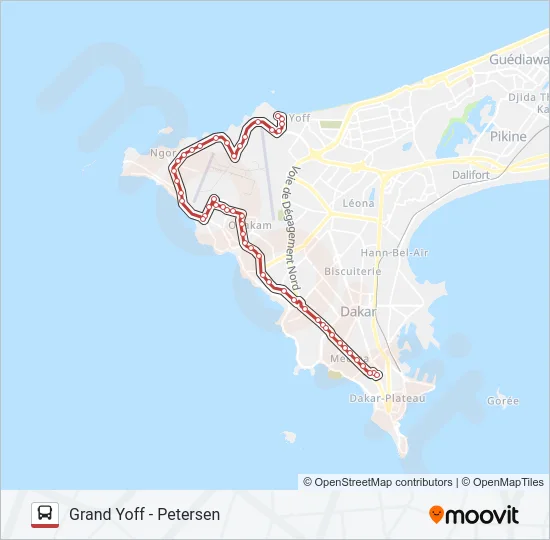 3 Bus Line Map