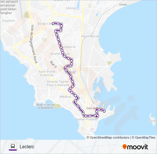 4 Bus Line Map