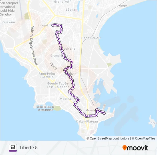 4 Bus Line Map