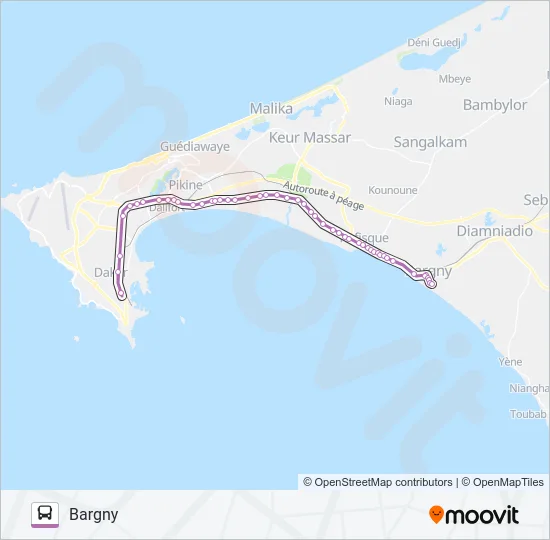 60 Bus Line Map