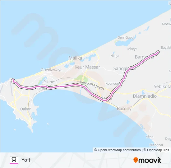 66 Bus Line Map