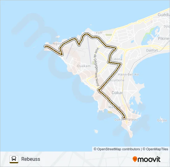47 Bus Line Map