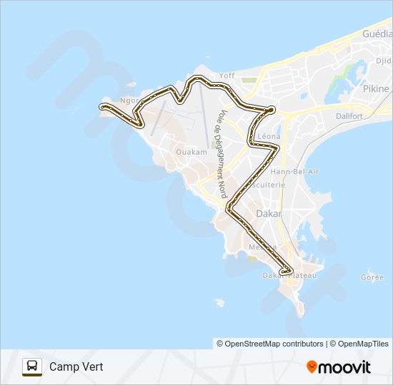47 Bus Line Map