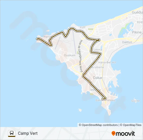 47 Bus Line Map