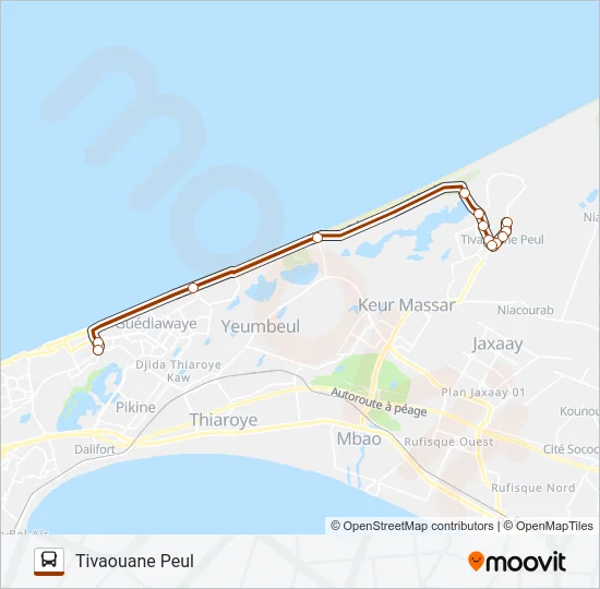 327 Bus Line Map