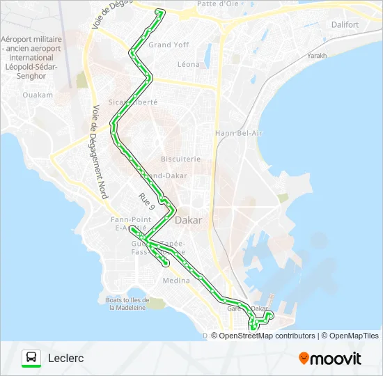 121 Bus Line Map