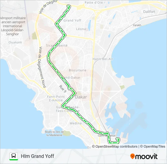 121 Bus Line Map