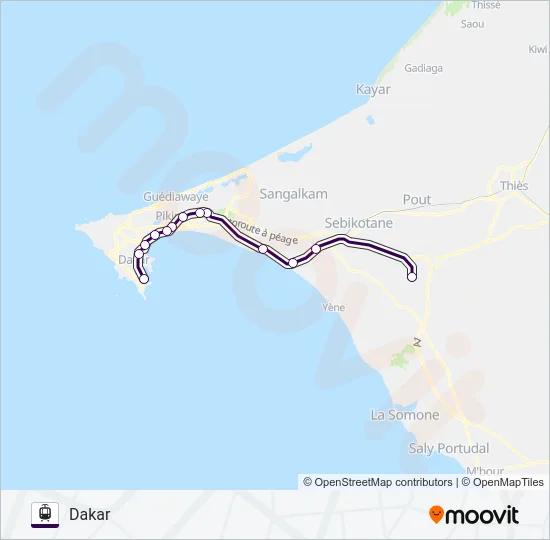 TER Light Rail Line Map
