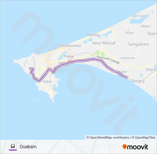 67 Bus Line Map