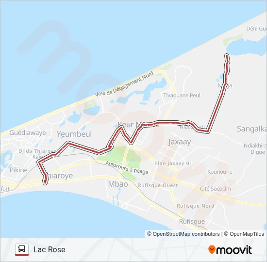 73 Bus Line Map
