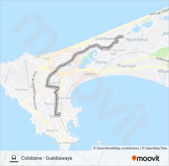 33 Bus Line Map