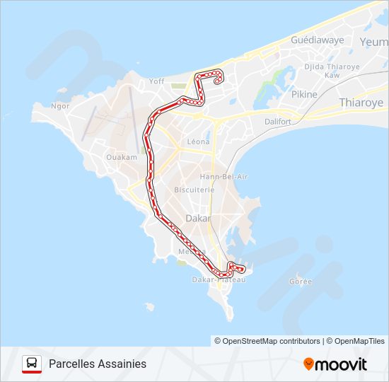1A Bus Line Map