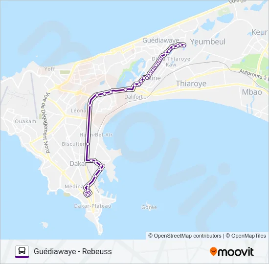 27 Bus Line Map