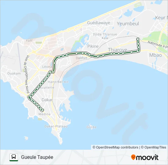 58 Bus Line Map