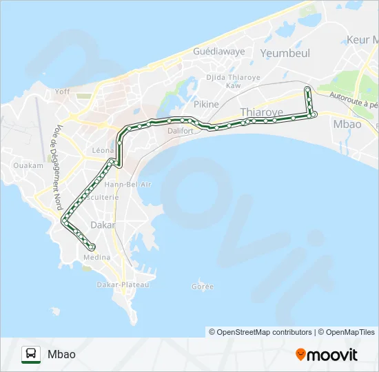 58 Bus Line Map