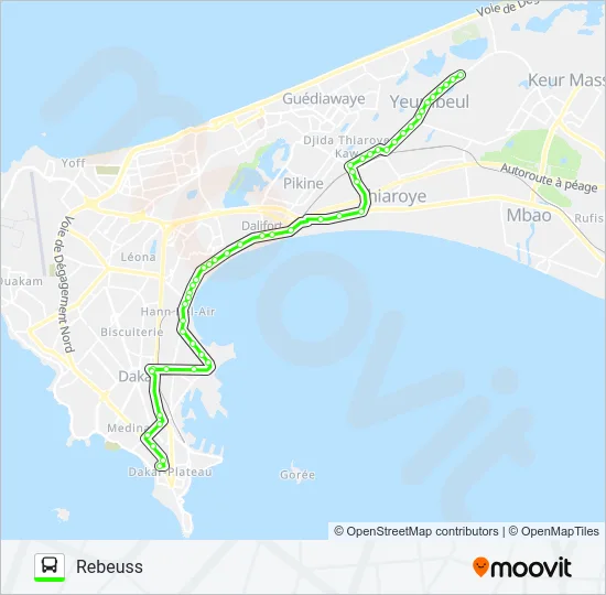 82 Bus Line Map