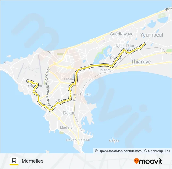 43 Bus Line Map