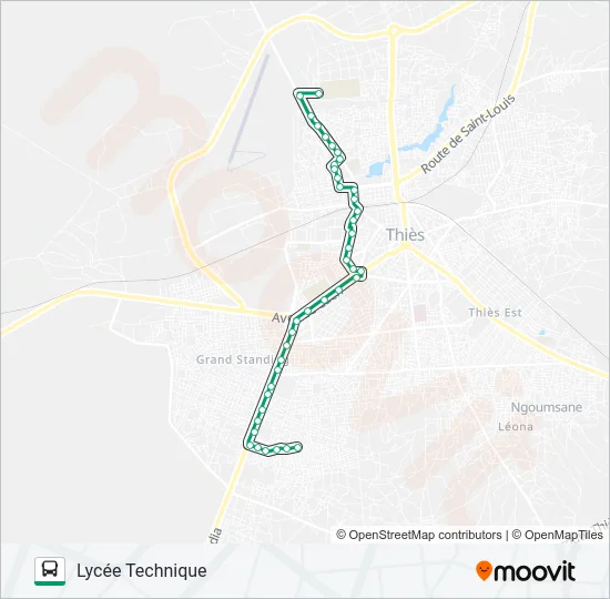 L1 Bus Line Map