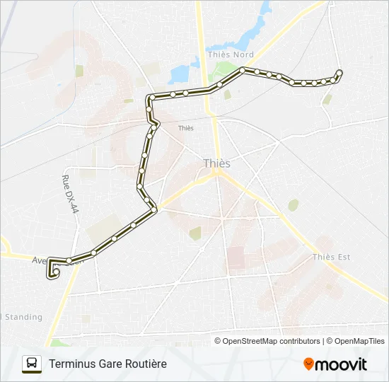L5 Bus Line Map