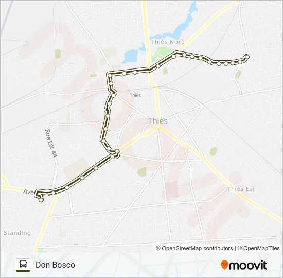 L5 Bus Line Map