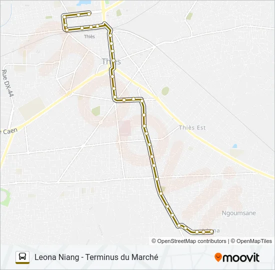 L6 Bus Line Map