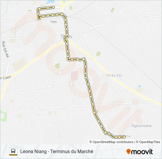 L6 Bus Line Map