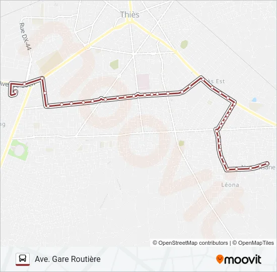 L8 Bus Line Map