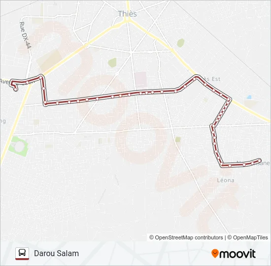 L8 Bus Line Map