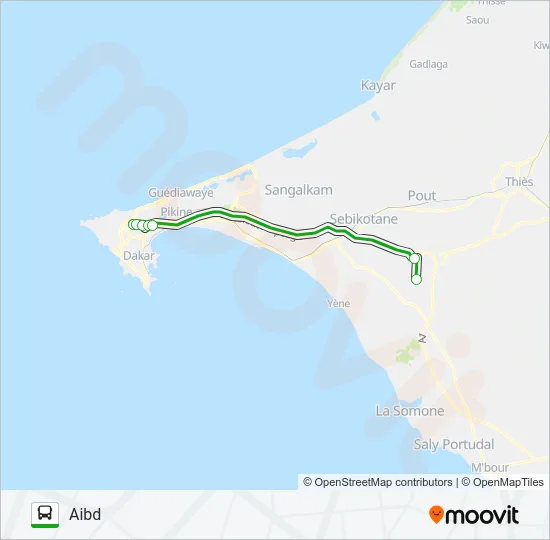 BUS 01 Bus Line Map