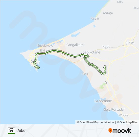 404A bus Line Map