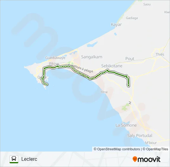 404B Bus Line Map