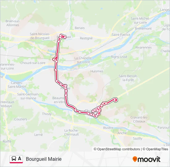 A Bus Line Map